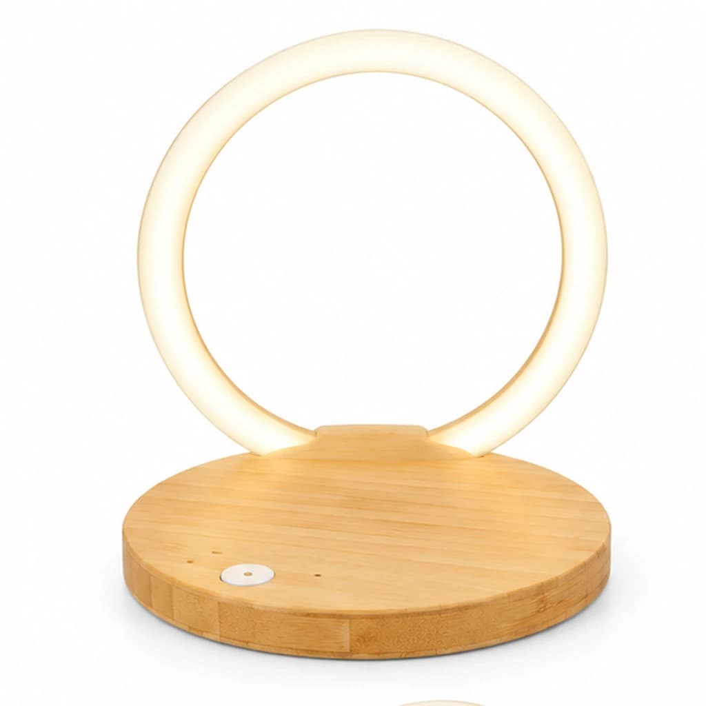 Draadloze oplader met lamp