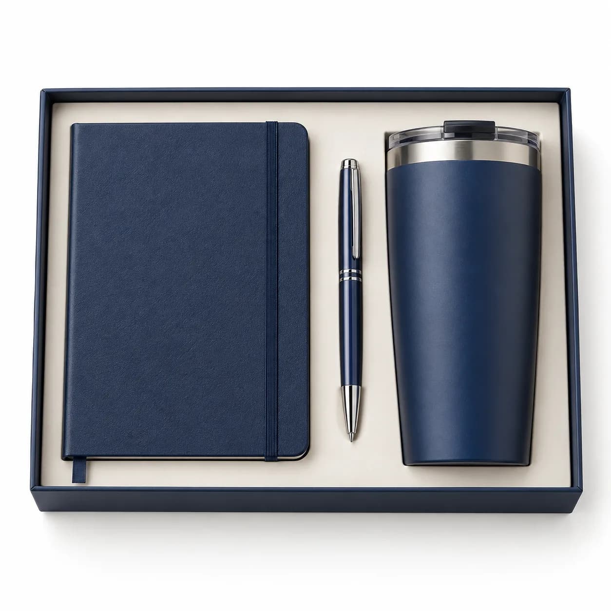 Set notitieboek, pen en thermobeker – afbeelding 1