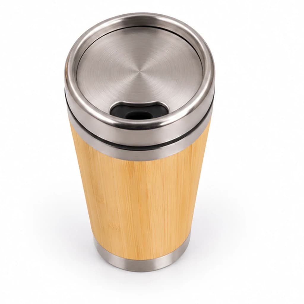 Beker van bamboe en staal: afbeelding 4