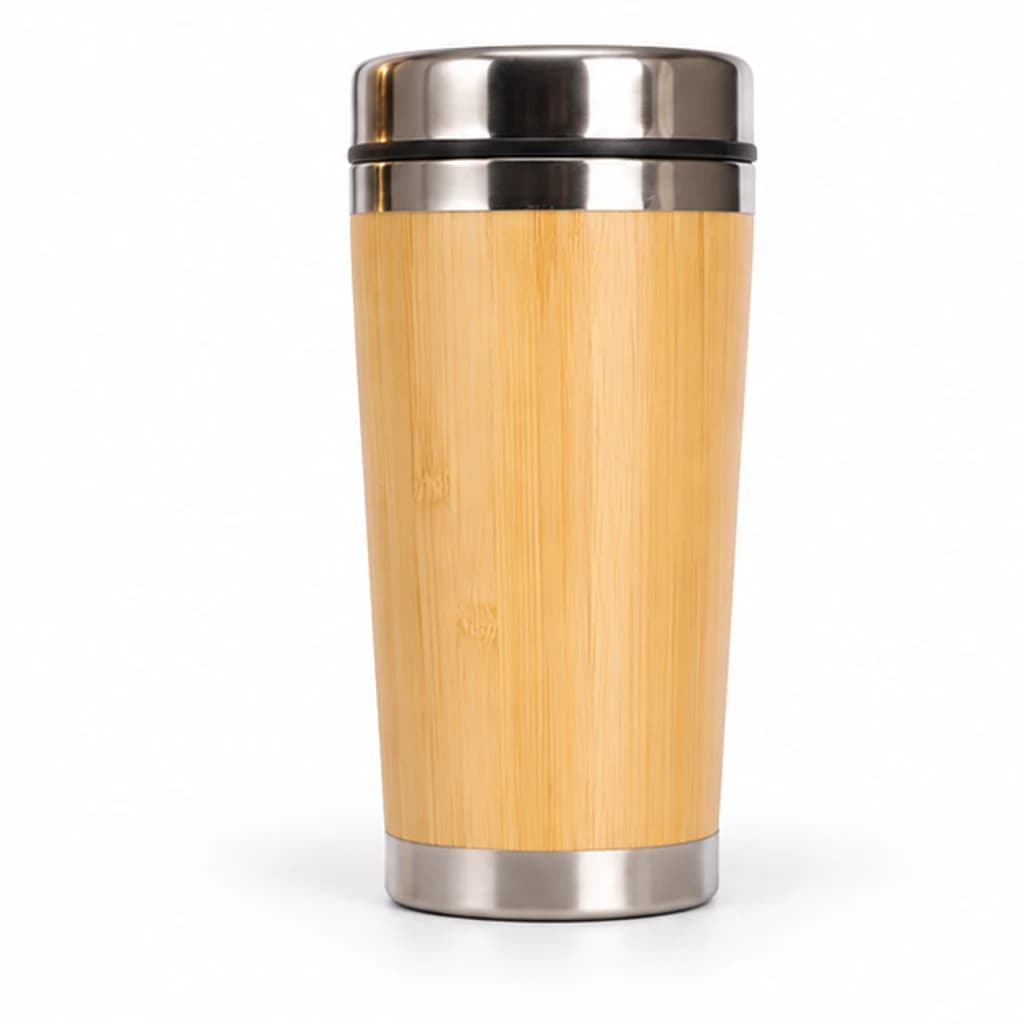 Beker van bamboe en staal: afbeelding 3