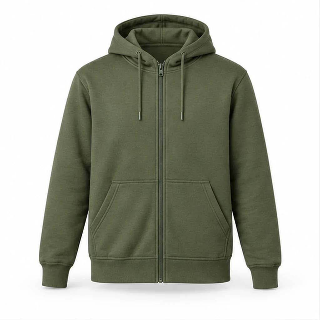 Premium sweatshirt met rits