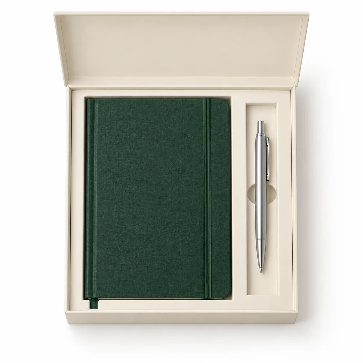 Set groene agenda en pen