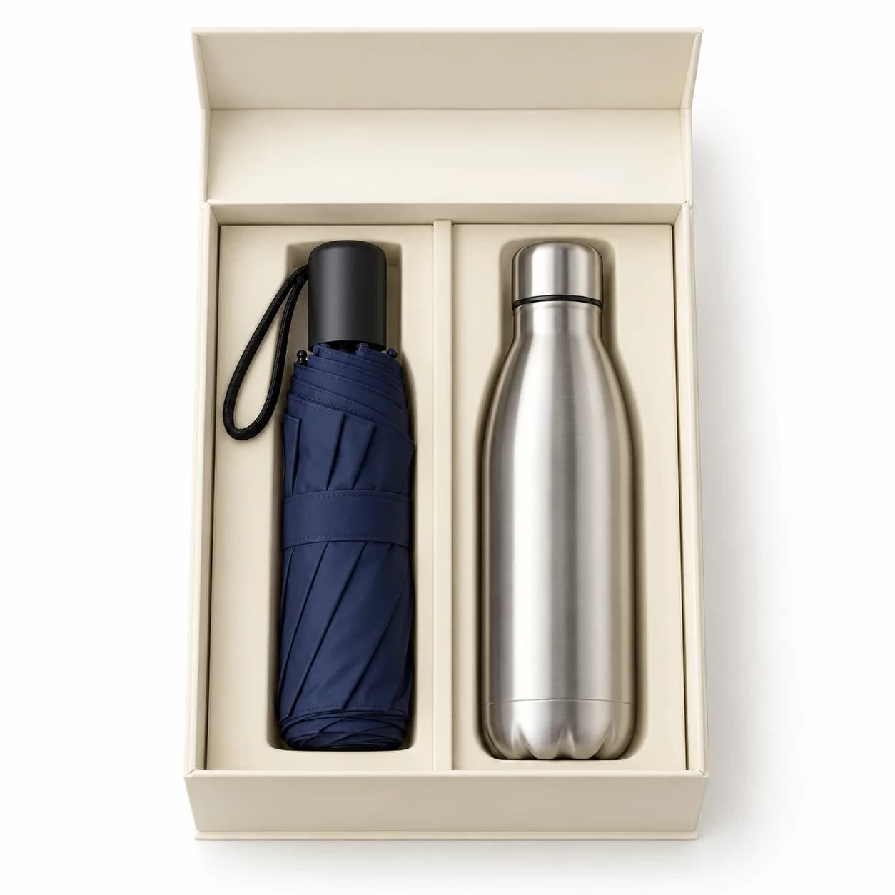 Duo paraplu en drinkfles