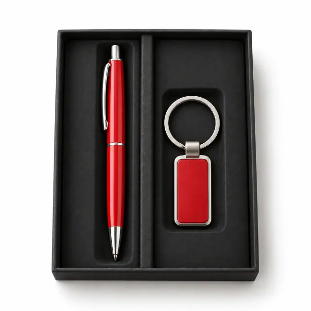 Duo rode pen en sleutelhanger